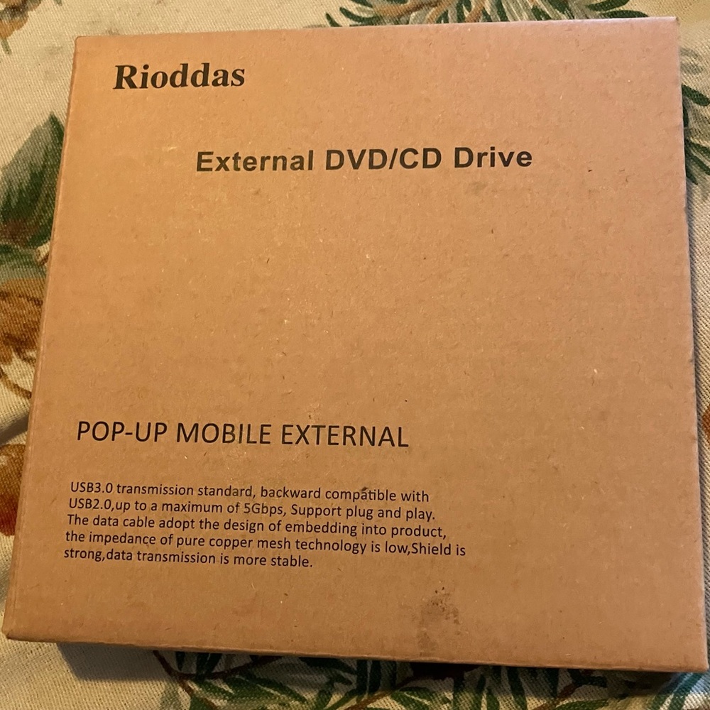 External DVD/CD drive